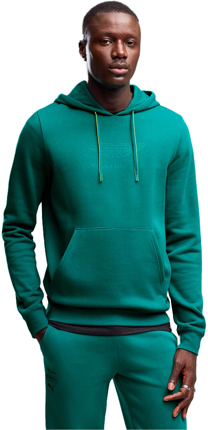 Puma aston martin f1 team essential sudadera hombre Verde (S)