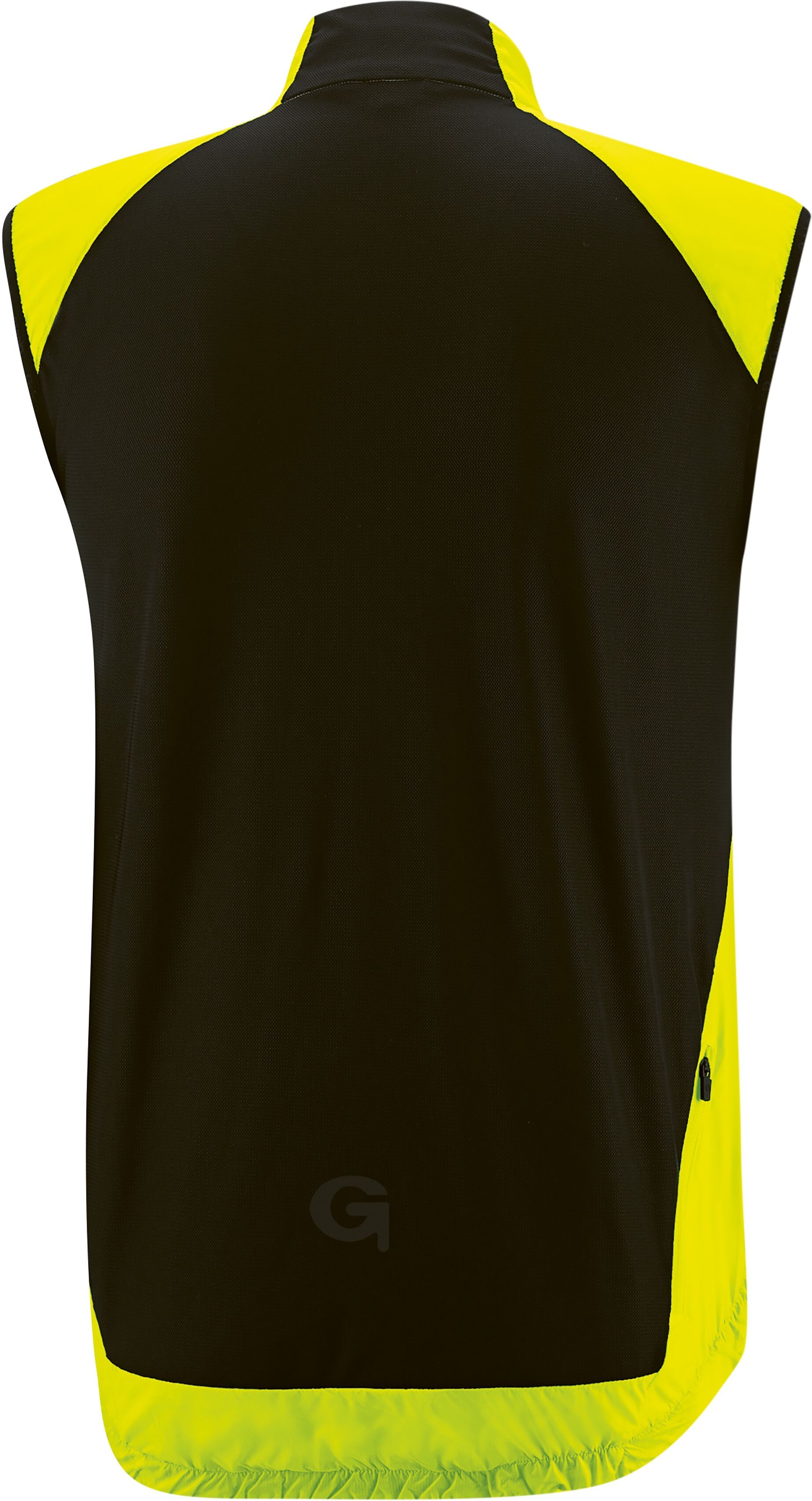 Funktionsweste GONSO "Grado", Herren, Gr. XL, gelb (neongelb), 100% Polyester, Westen Funktionsweste, Formbeständige, strapazierfähige und elastische, Funktionsfaser neongelb XL