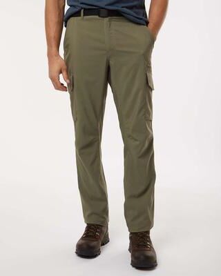 Columbia 212335 Men's Skien Valley Cargo Pants in Stone Green size 32W   Polyester