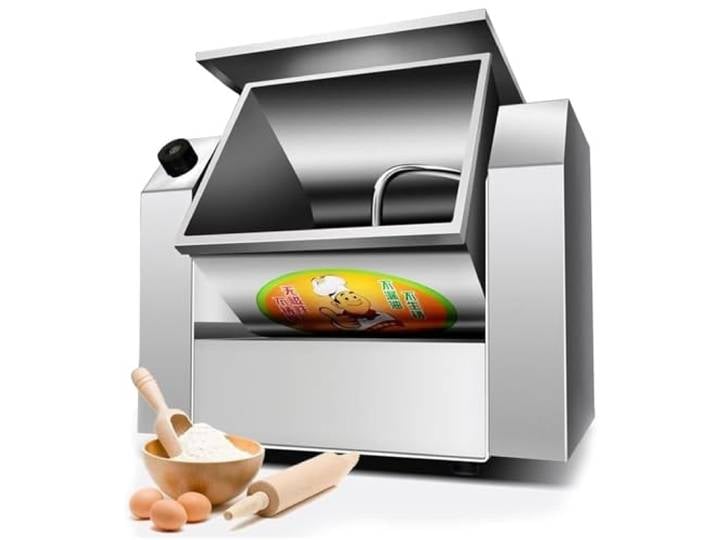 ZenSeFarin 3kg/5kg/7kg/8.5kg Knetmaschine Pizzateig Teigmischer Teigmixer mit Timing-Funktion, Kommerzieller Mixer 1100/1500 W Edelstahl-Teigmixer, Perfekt für Bäckerei-Pizzeria,5kg