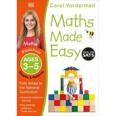 Maths Made Easy: Shapes & Patterns, Ages 3-5 (Preschool), Taschenbuch von Carol Vorderman, KNV Besorgung, 978-1-4093-4488-9