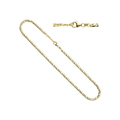 Goldkette JOBO, gold (gelbgold 333), Halsketten, Damen, Gelbgold 333, L: 45, Goldkette, 333 Gold massiv 45 cm