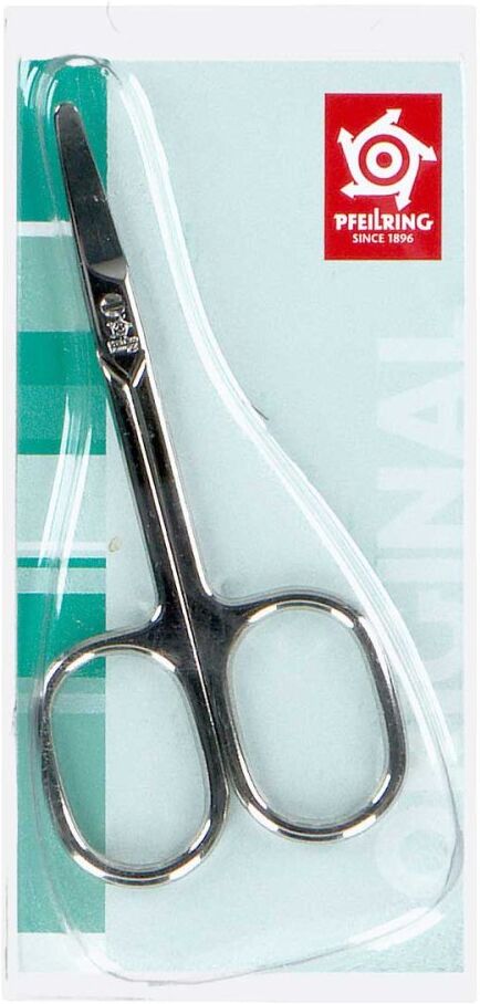 Babyschere vernickelt blank Pfeilring