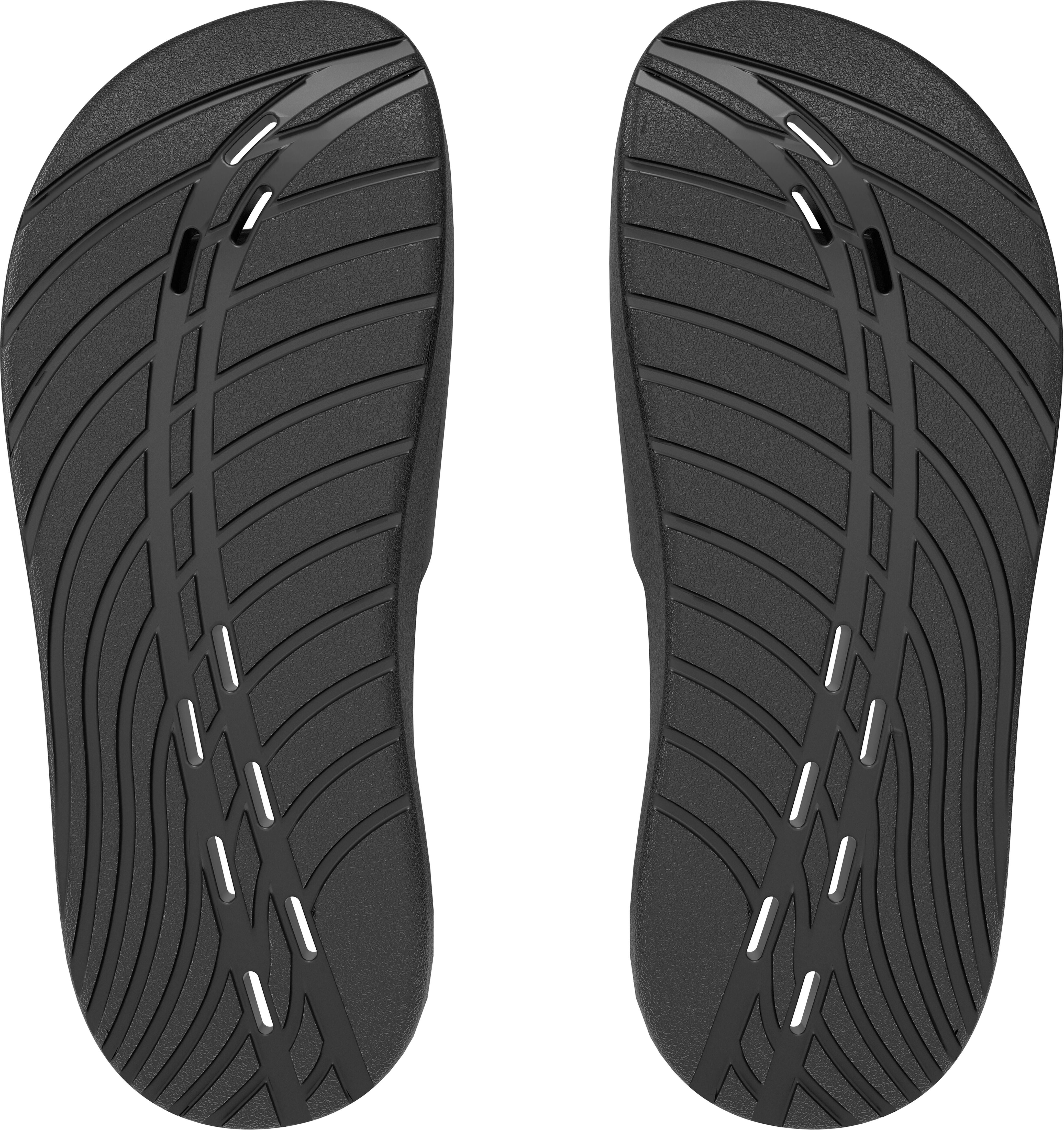 Badesandale SPEEDO, Herren, Gr. 44,5, EVA, schwarz, Obermaterial: 100% EVA, unifarben, Schuhe Badesandale, schnell trocknent schwarz 44,5, EVA