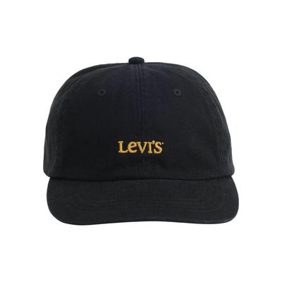 Baseball Cap LEVI'S "CLUB LOGO", Herren, anthrazit night, Denim/Jeans, Baumwolle, Caps, mit Logostickerei
