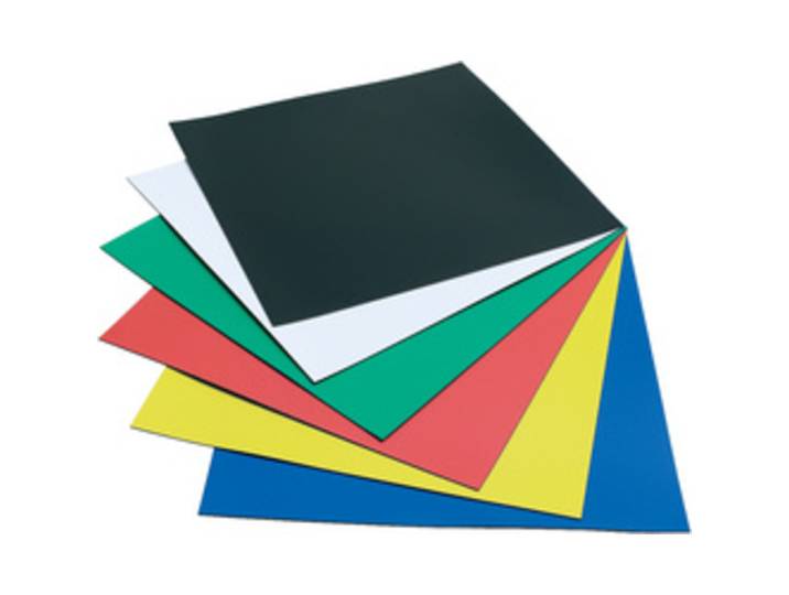 Feuilles magnétiques, (L)150 x (P) 150 mm, assorti