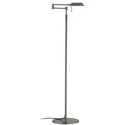 Hell LED-Stehlampe Johann Alu, Eisen, Stahl & Metall Braun Bronze