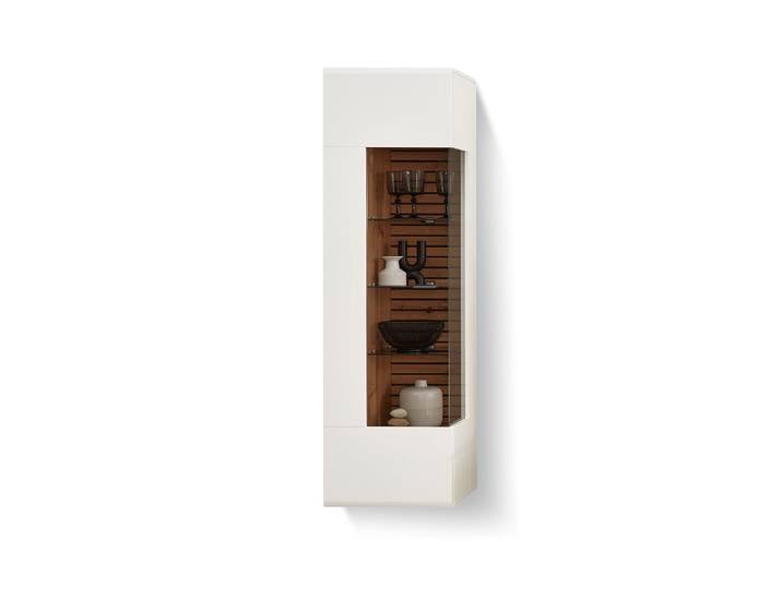 FABINA Hängevitrine, Material Dekorspanplatte, Artisan Eiche
