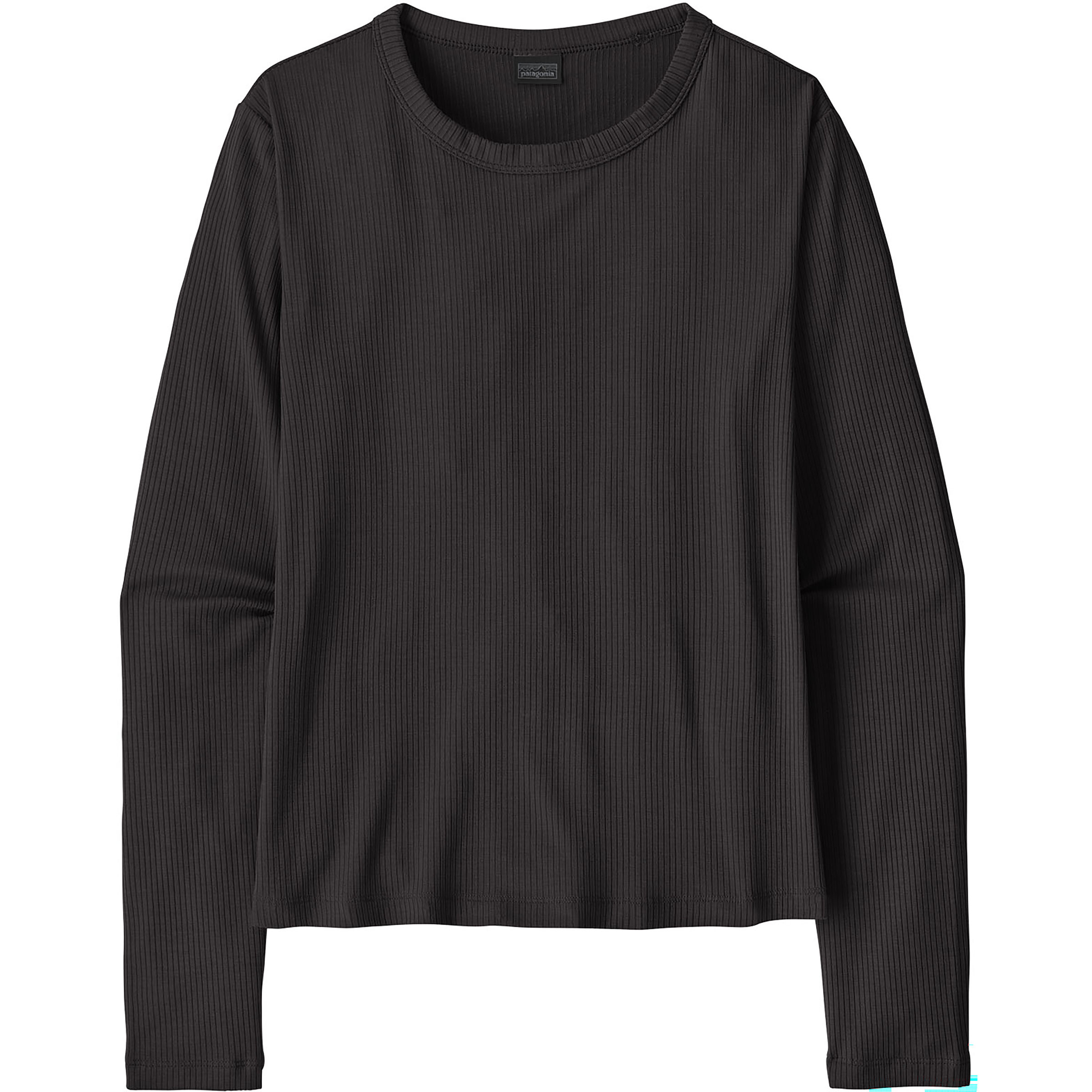 Patagonia Rib Knit Damen Longsleeves schwarz Größe S Lifestyle Hautfreundlich Lyocell (Tencel)