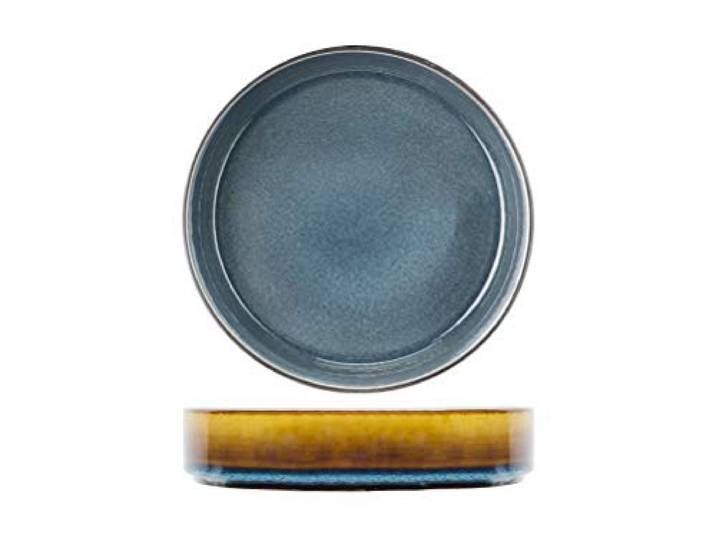 Cosy & Trendy Assiette Creuse Quintana Bleu Porcelaine D19.5 cm Lot de 3