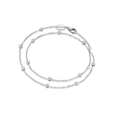 Silberarmband ENGELSRUFER "ERB-LILMOON", silber (silberfarben), Armbänder, Damen, 36cm, Silber 925 (Sterlingsilber), Silberarmband, mit Zirkonia (synth.)