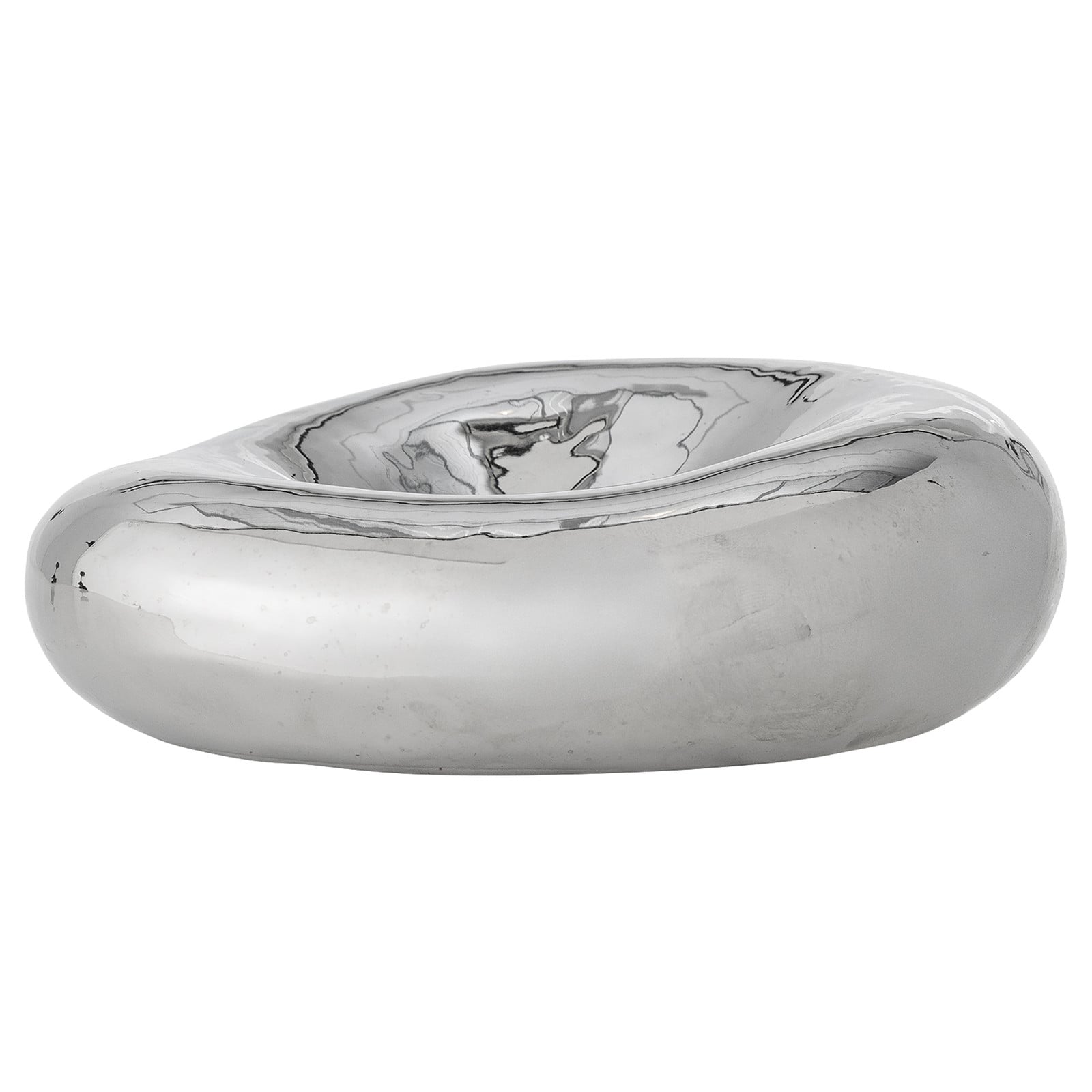 home24 Kom Shine serveerschaal zilver Ø 18 cm