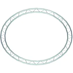 ALUTRUSS BILOCK Element f.Kreis 2m innen horiz.90°