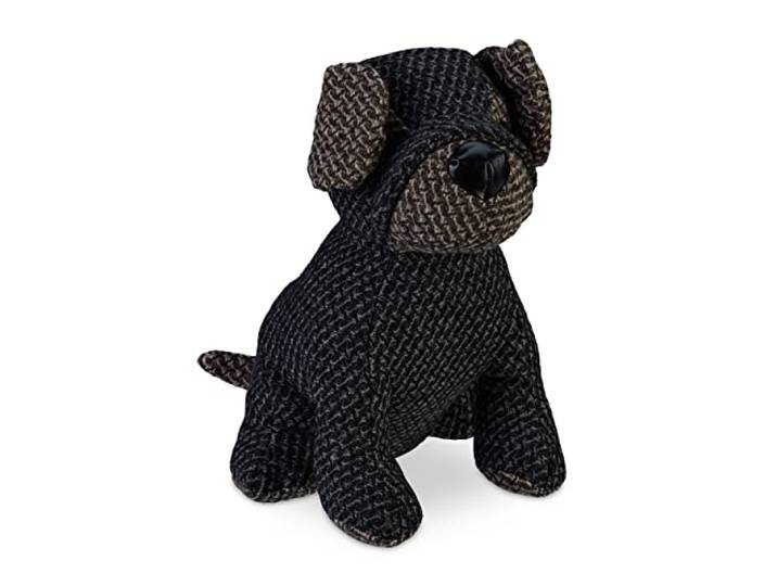 Relaxdays deurstopper hond, met zand, grijs/bruin