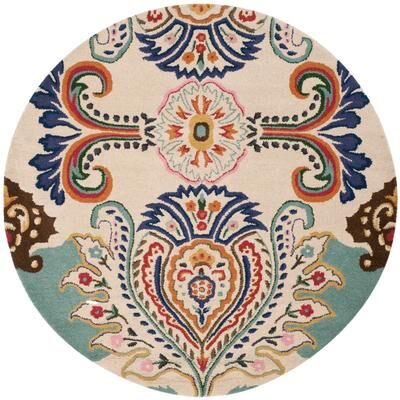 SAFAVIEH Handmade Bella Kenzie Floral Wool Rug