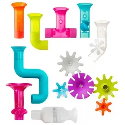 Boon Pipes Cogs Tubes Badewasser-Spielzeug-Set