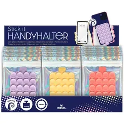 Moses Handy-Halterung Stick it (flieder)
