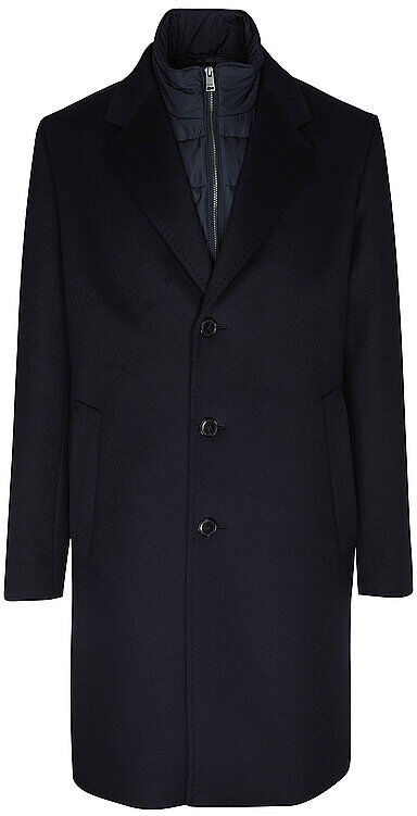 Boss Wollmantel H-Jared-BIB-264 dunkelblau   54 54