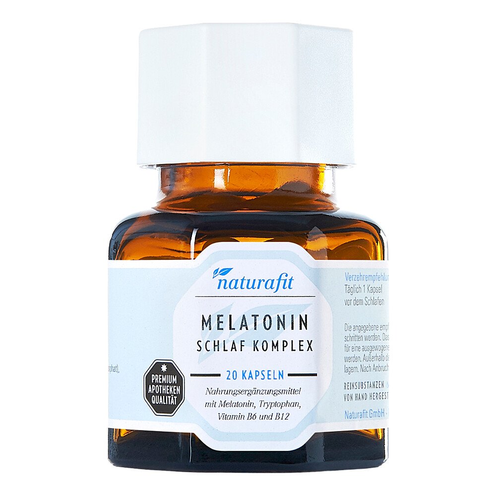 NaturaFit GmbH Naturafit Melatonin Schlaf Komplex Kapseln 16122372