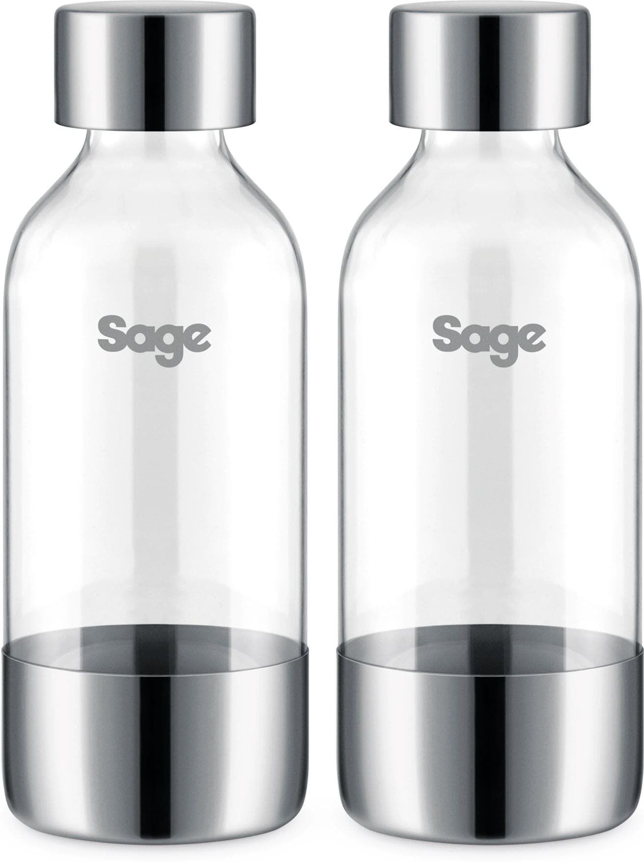 Trinkflasche SAGE "The InFizz Bottles 0.6 l, 2 Stück", transparent, Trinkflaschen, Trinkflasche transparent Einheitsgröße