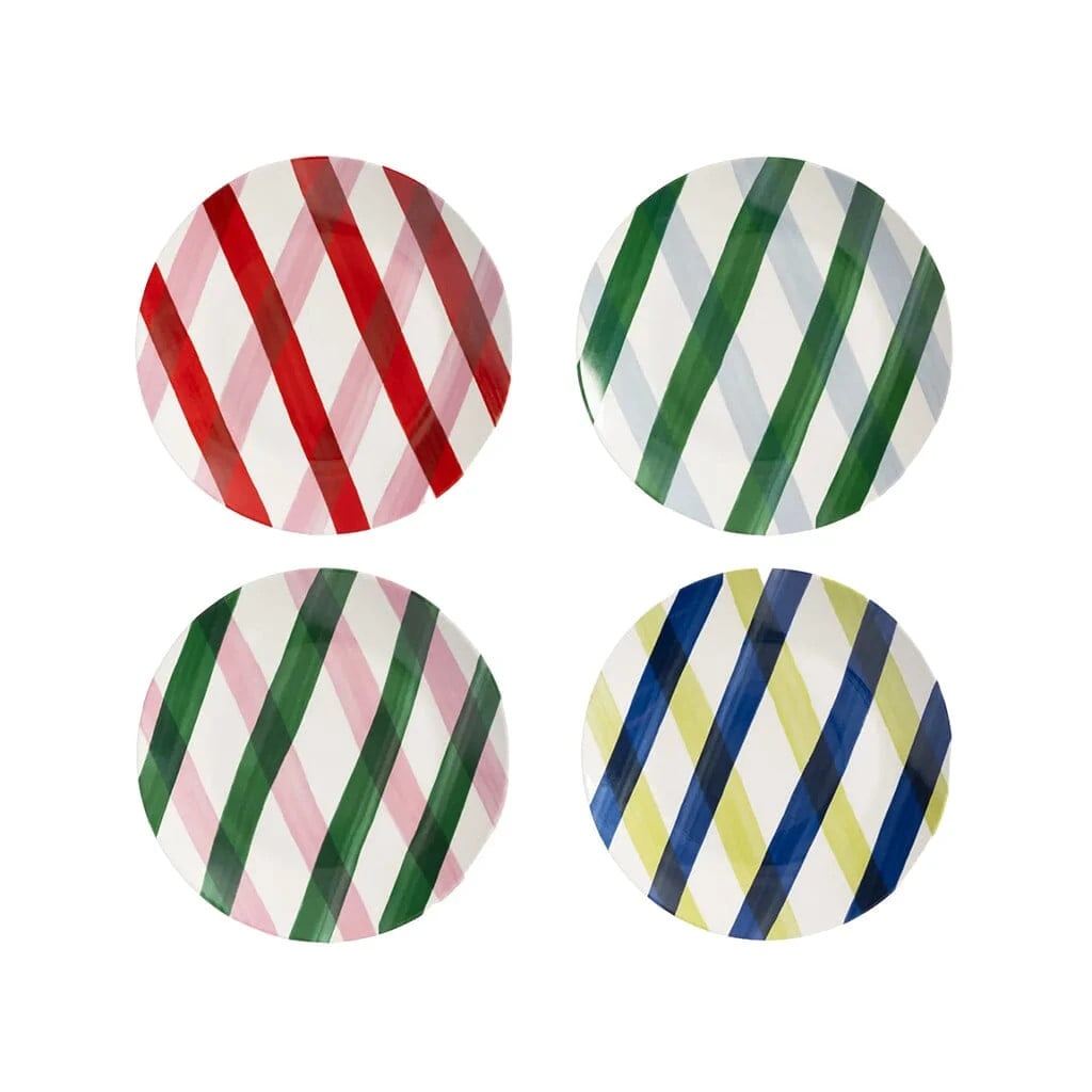 &Klevering Ontbijtborden Bliss Set van 4