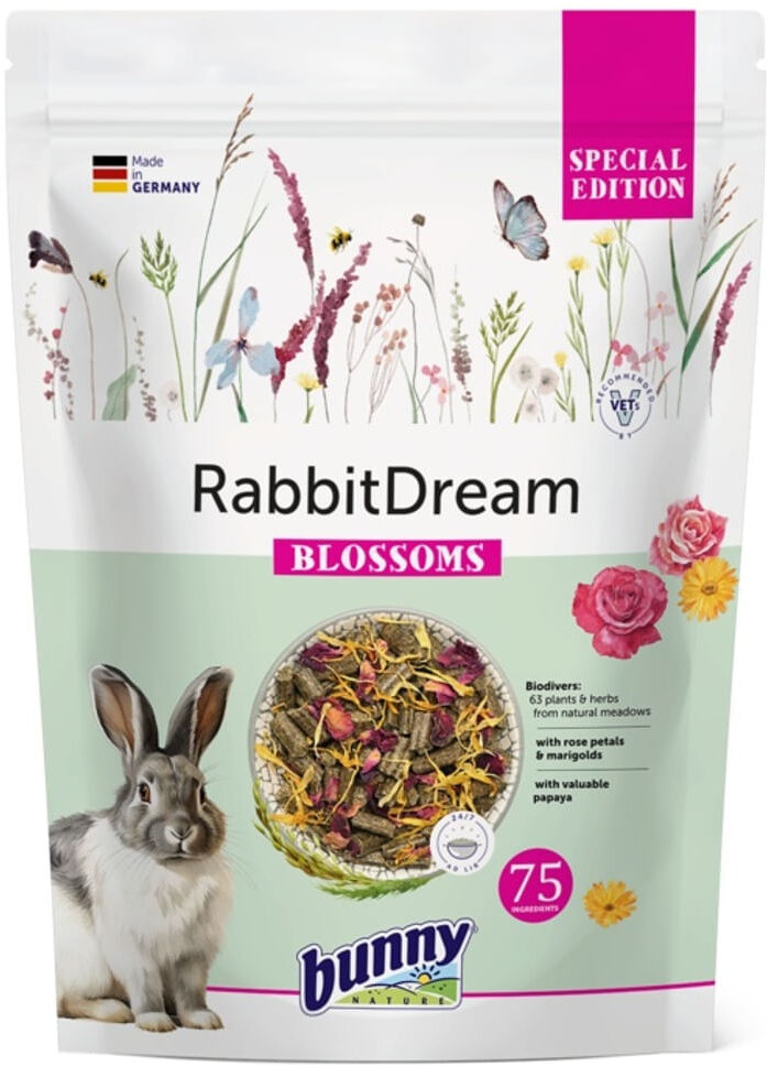 Bunny Nature Snack per Conigli Rabbit Dream Blossoms 1.5KG