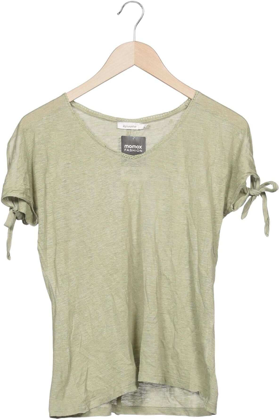 hessnatur Damen T-Shirt, Hellgrün, Gr. EU 38, Hanf - Second Hand