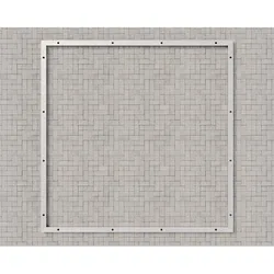 Hörmann Ecostar Bodenrahmen für "Euroline" und "Juno" Gerätehäuser mit Satteldach,silber,166 x 118 cm