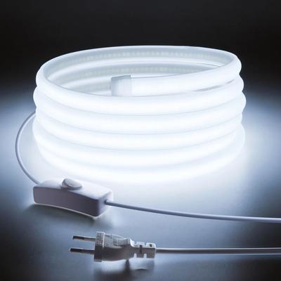 Uplift Picks Super Bright COB LED Strip Light 110V 220V With Switch white 220 V (eu Plug) 19m