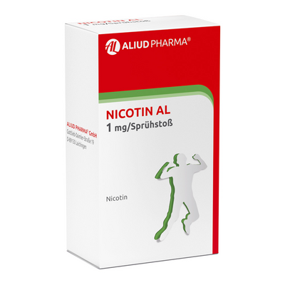 ALIUD Pharma GmbH Nicotin AL 1 mg / Sprühstoß Spray zur Rauchentwöhnung (2 Stück) 2 St 16086334