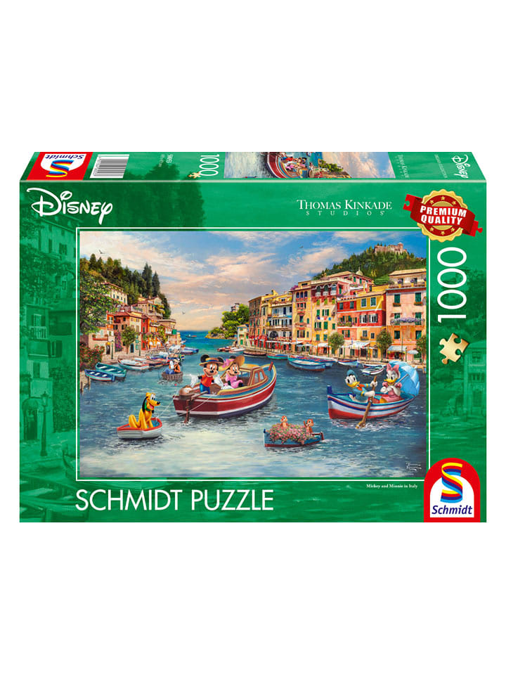 Schmidt Spiele 1.000tlg. Puzzle "Disney, Mickey & Minnie in Italy" - ab 12 Jahren - onesize