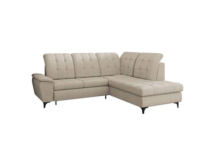 Mirjan24 Ecksofa Forest, Seite: Rechts, Beige, L-Form,L-Form, 271x212 cm, Wohnzimmer, Sofas & Couches, Wohnlandschaften, Ecksofas