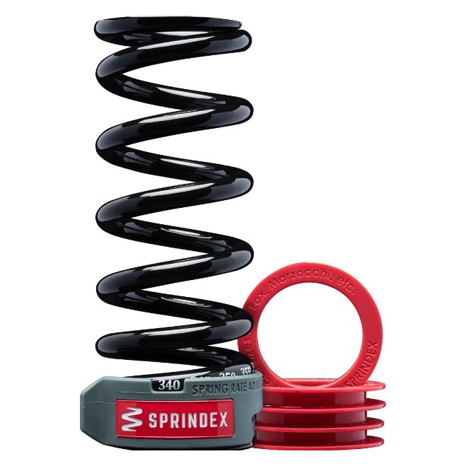 Sprindex Trail/Enduro Lightweight Dämpferfeder, Länge 142mm/Federweg 65mmx540-610 lbs (142 mm, 65 mm) (40550)