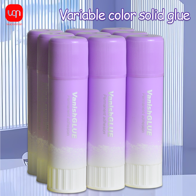 1PCS, 3PCS, 6PCS Purple Solid Glue Stick PVP Color Changing Glue, High Viscosity Student Stationery, School Supplies 3pcs 15g