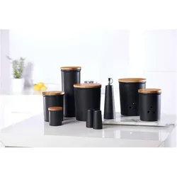 Ritzenhoff & Breker Vorratsdose "JASPER SCHWARZ", 1.800 ml, Vorratsbehälter, Braun, Schwarz