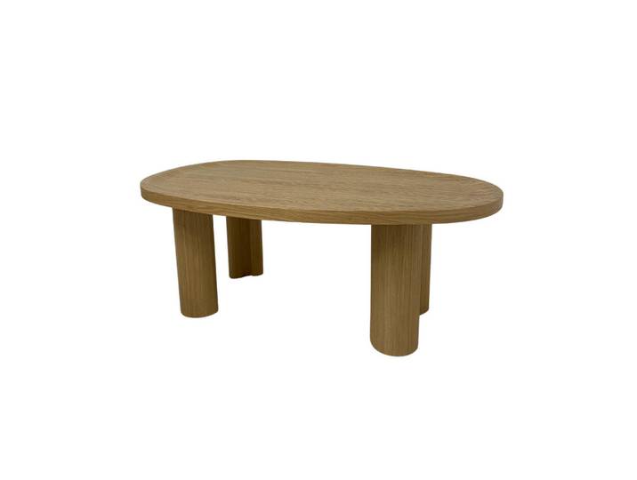 Kaiser Möbel Couchtisch Ovali, Modernistisch und Stabil Eiche, Eichefarben, Holz, Oval,Achteckig, rund, 100x39x69 cm, Wohnzimmer, Wohnzimmertische, Couchtische