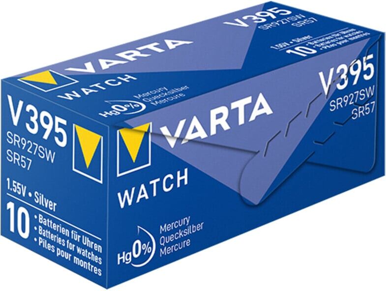 Cons.Varta Uhren-Batterie 1,55V/38mAh/Silber V 395 Stk.1 (00395101111)
