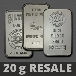 Silberbarren 20g (Resale)