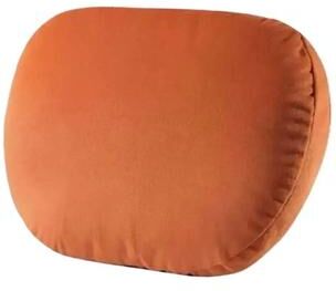 Uplift Essentials Universal Adjustable Memory Foam Car Headrest & Neck Pillow orange