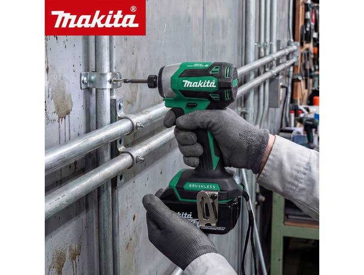 Perceuse sans fil Makita 18V DTD173 verte, outil électrique pour la rénovation et le bricolage, 180 Nm, électrique, bois/boulons/mode T