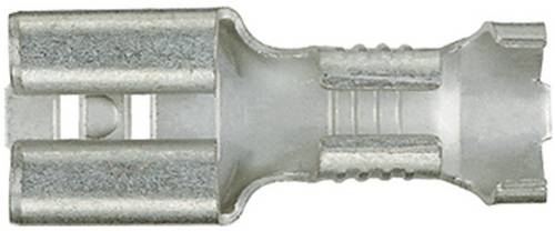 Klauke 1750 Flachsteckhülse Steckbreite: 6.3mm Steckdicke: 0.8mm 180° Unisoliert Metall