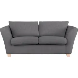 2-Sitzer-Sofa Devado Dunkelgrau Cord