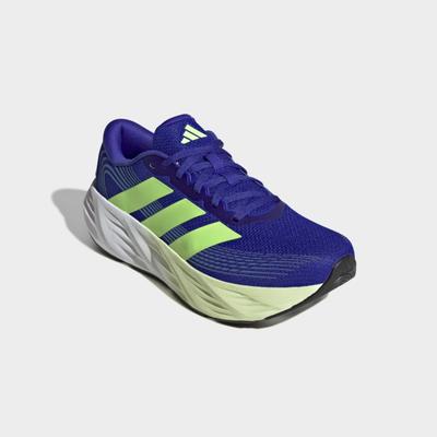 Laufschuh ADIDAS PERFORMANCE "GALAXY 8", Herren, Gr. 46, blau (lucid blau, signal grün, ray blau), Synthetik, Textil, Schuhe Laufschuh, für mehr Dämpfung