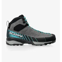 Scarpa, Herren, Wanderschuhe, Trekkingschuhe Mescalito Trk 2 GTX - shark/azure (45), Blau, Grau, Schwarz