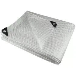 Dedra, Abdeckplane, Plane 3x5m, 100g/m2 transparent, verstärkt N09035 (5 x 3 m)