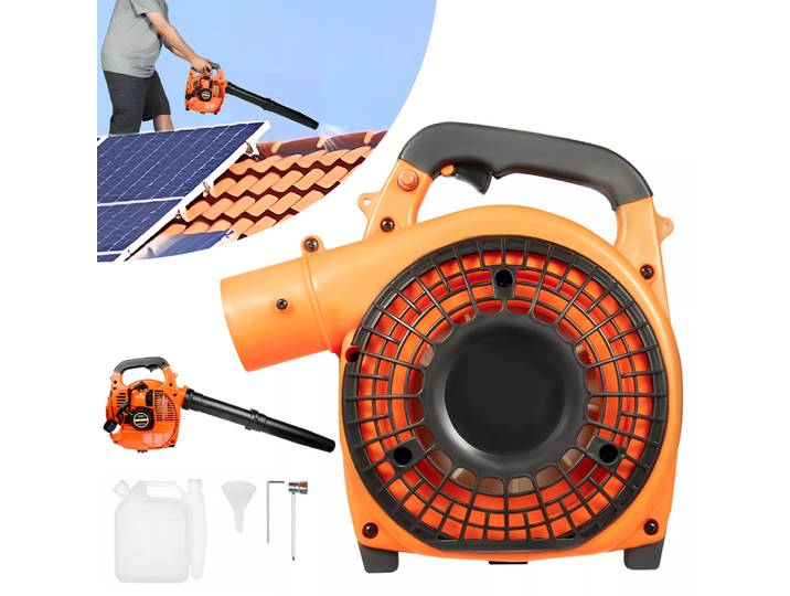 Souffleur à feuilles thermique portatif, outil de nettoyage pour pelouse, jardin et dépoussiérage, moteur 25,4 cm³, souffleur de neige puissant