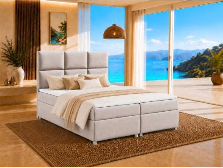 Best For Home Trinity K-13 Boxspringbett 180x200 cm mit Stauraum und Topper