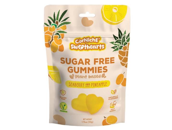 Corniche Sweethearts bonbons gélifiés sans sucre argousier et ananas - 50 g