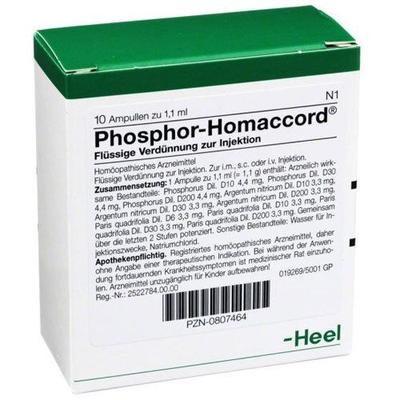 Phosphor Homaccord Ampullen 10 St