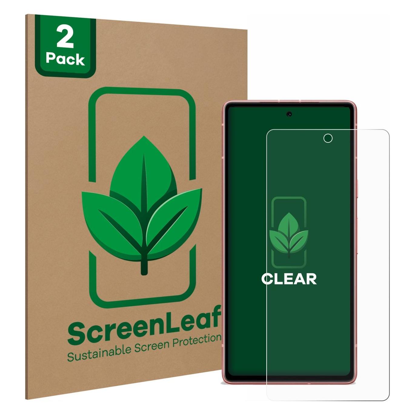 ScreenLeaf Schutzfolie für Google Pixel 7a Displayschutz Display Schutz Folie Klar Transparent (Google Pixel 7a) (6147776)